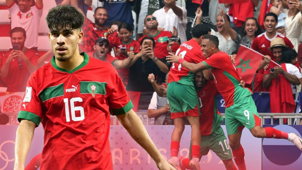 المغرب يضمن مكانه في ربع النهائي في أولمبياد باريس، زلزولي يتألق بأداء نجمي